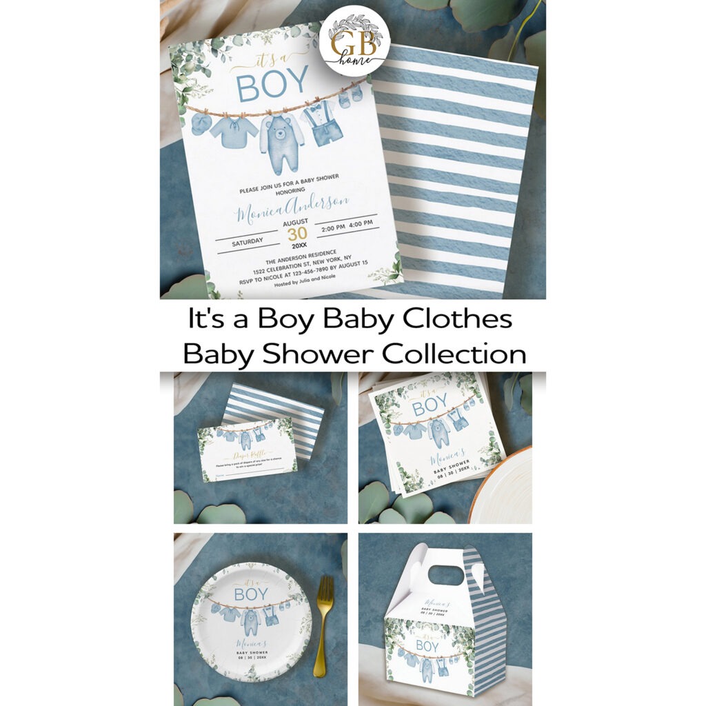 It's A Boy Baby Clothes Baby Shower Collection