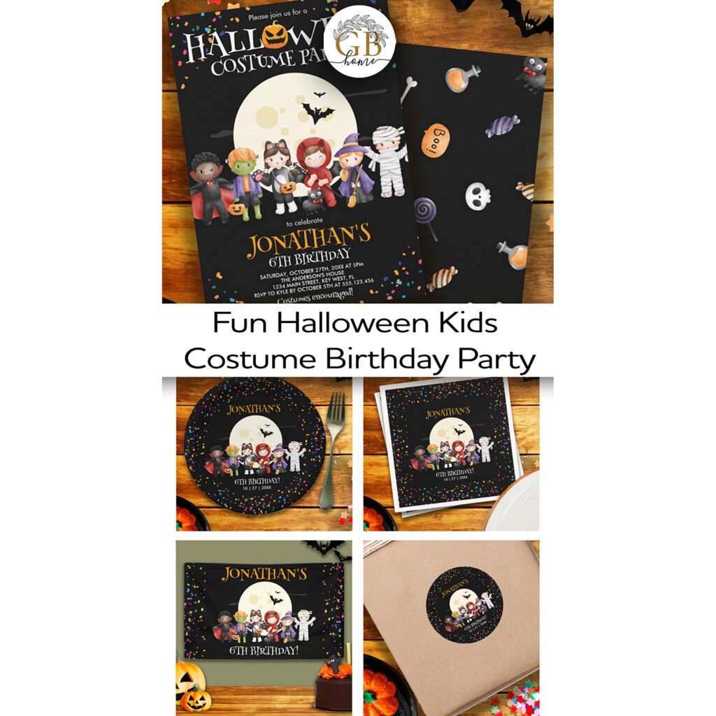 Fun Halloween Kids Costume Birthday Party Collection